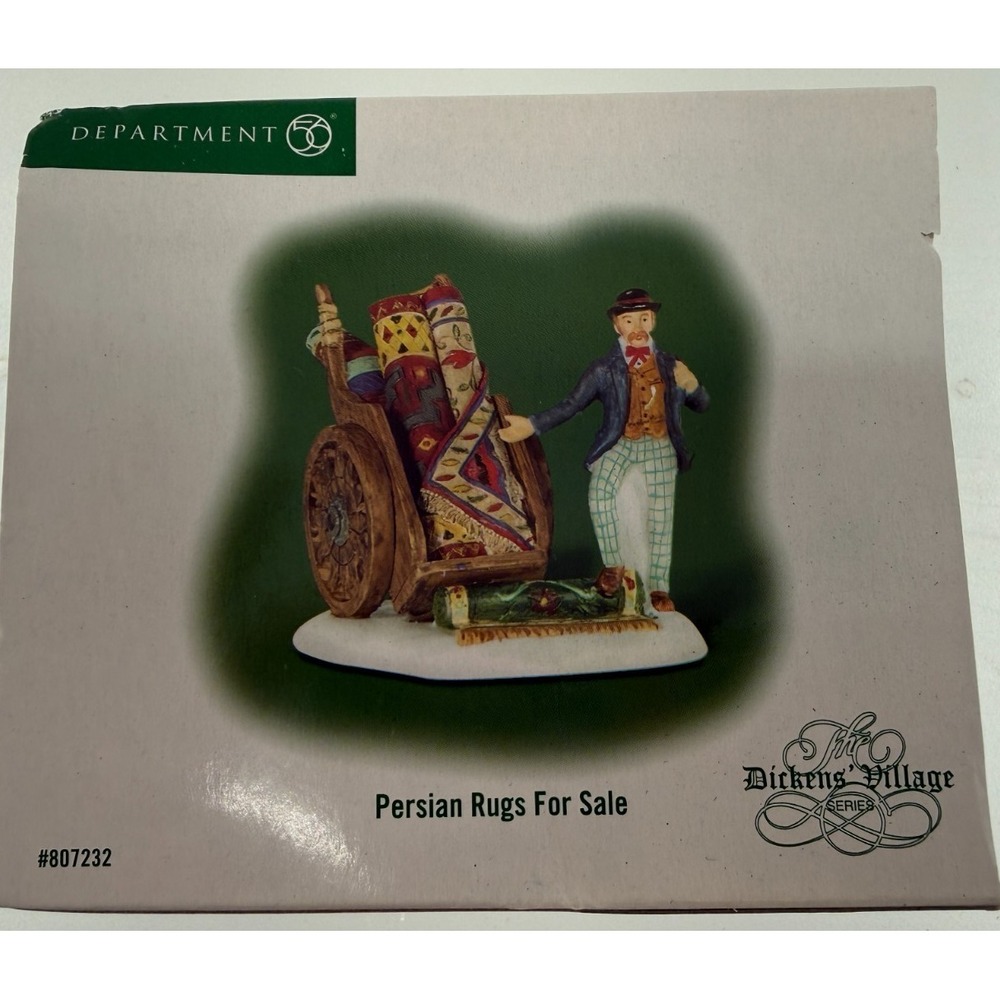 Department 56 Dickens Village Persian Rugs For Sale Figurine #807232